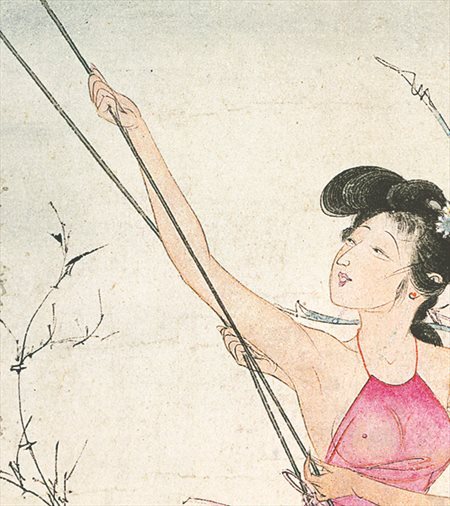 武功县-胡也佛的仕女画和最知名的金瓶梅秘戏图